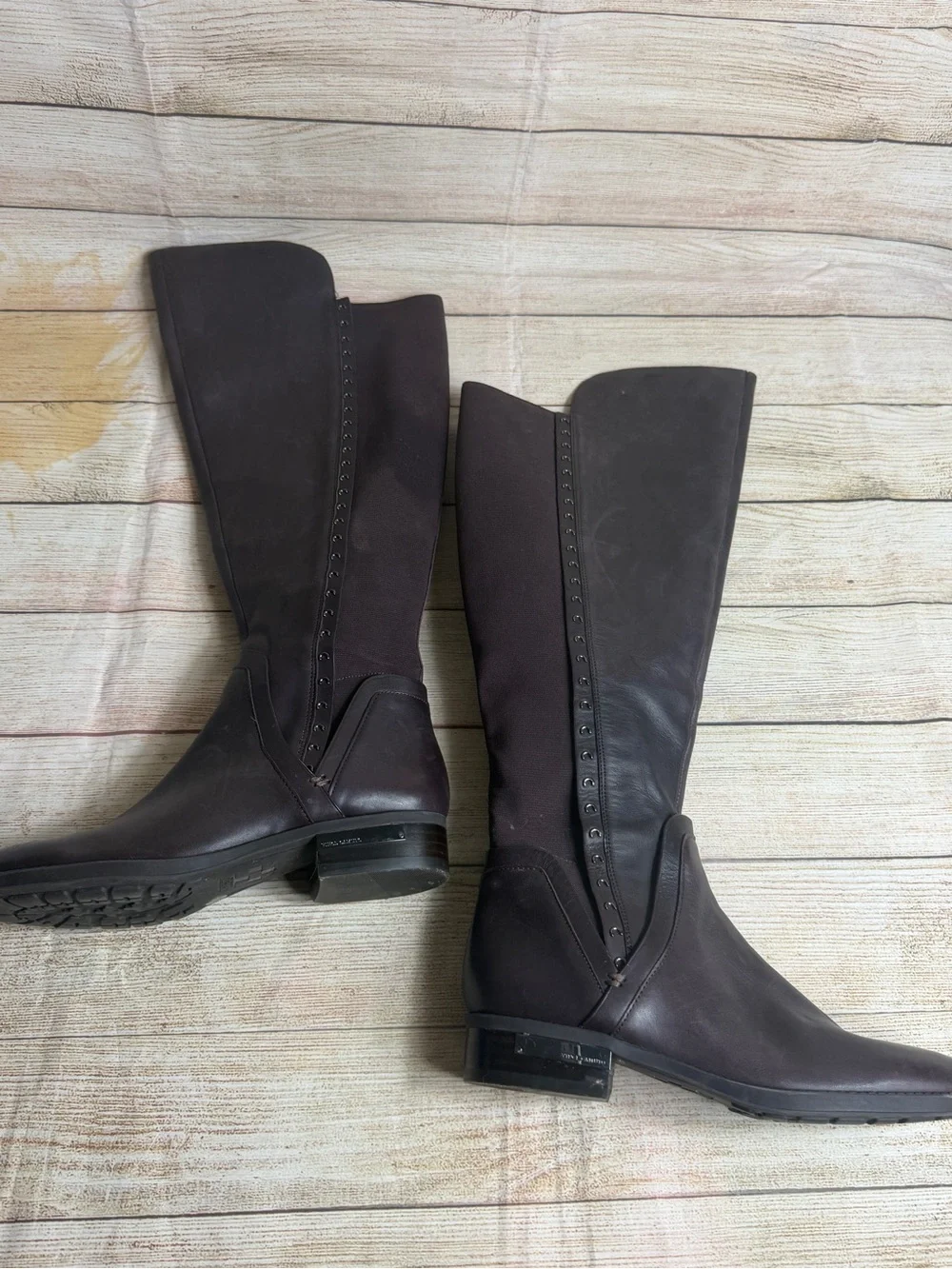 Vince Camuto Pardonal Over-the-Knee Boot leather riding boot. 7.5